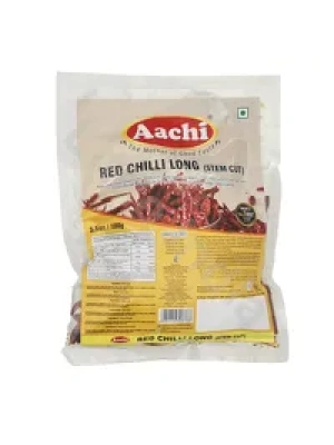 Whole chilli long with stem Aachi 1kg